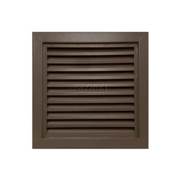Activar Construction Products Group Steel Door Louver 800A12460B, Inverted inYin Blades, 50% Free Area, 24in X 60in, Bronze 800A1 2460B - main